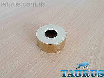 Золотий круглий фланець ThermoPulse Gold розмір D62 мм / висота 25 мм, під внутрішній розмір 3/4" (26мм). Латунь