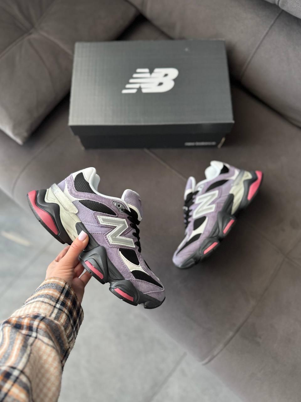 Чоловічі спортивні кросівки New Balance 9060 Purple (бузкові) демісезонні кроси 678 Нью Беленс vkross
