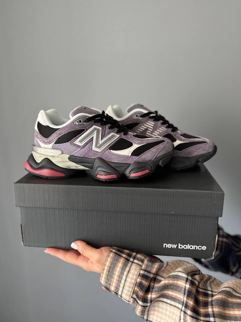 Жіночі спортивні кросівки New Balance 9060 Purple (бузкові) демісезонні кроси 678 Нью Беленс vkross