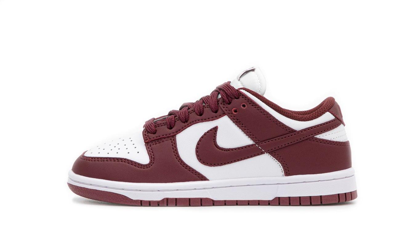 Жіночі кросівки Nike SB Dunk Low (білі з коричневим) модні повсякденні кроси 15144 Найк vkross
