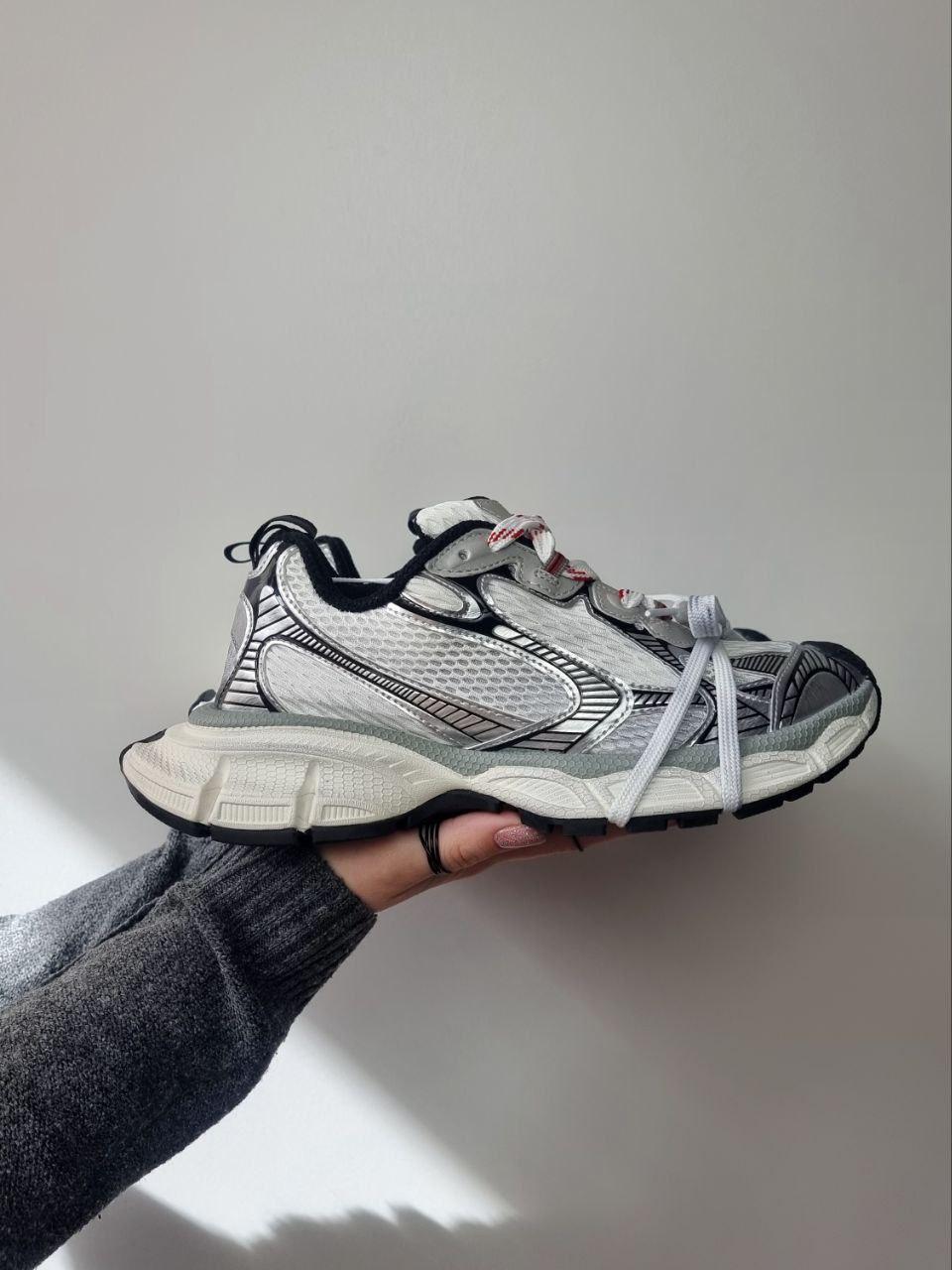 Жіночі кросівки Balenciaga 3XL Grey PREMIUM (сірі) модні демісезонні кросівки 01263 Баленсіага vkross