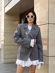 Піджак силуетний з застібкою на запах Аліса Розміри 40- 50 топ продажів!