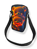 Популярні в цій категорії барсетки сумки з принтом високої щільності підходять для дітей ОПТ, фото 2