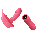 Вібратор з 30 режимами вібрації на бездротовому пульті керування Pretty Love Fancy Clamshell, фото 6