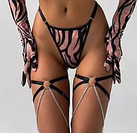 Портупея на ноги с цепочкой, 2 шт