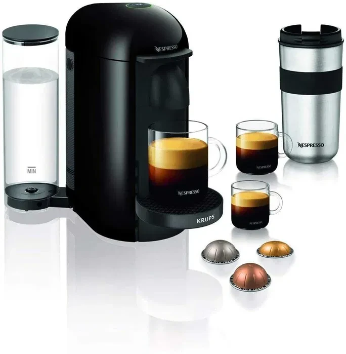 Krups Nespresso XN903810WP Vertuo Plus Black Капсульна кавоварка, фото 1