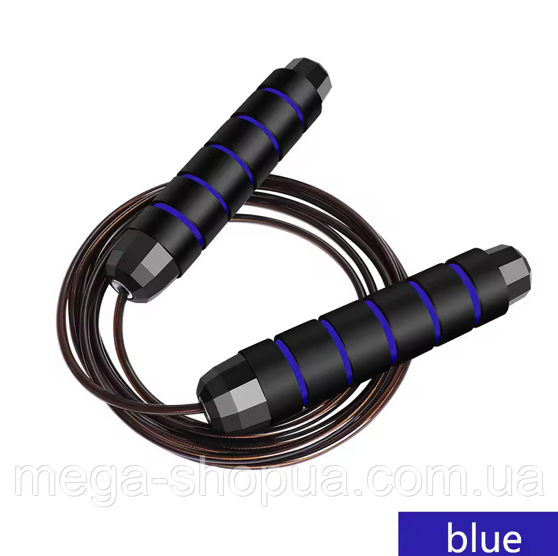 Скакалка швидкісна на підшипниках - для фітнесу, кросфіту, схуднення та спорту BWJ-32