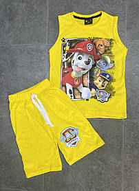 Літній костюм "Щенячий патруль" для хлопчиків 3/10 років; Гурт. Туреччина