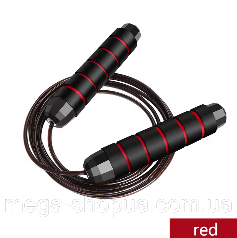 Скакалка швидкісна на підшипниках - для фітнесу, кросфіту, схуднення та спорту BWJ-34, фото 1