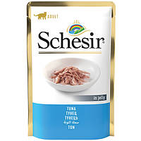 Влажный корм Schesir Tuna для кошек, в желе, пауч 85г