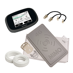 4G WIFI комплект роутер Novatel 8800 + 4G LTE панельна антена RNet MIMO 2х17 Дб 900-2700 МГц