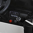 Дитячий електромобіль Toyota Land Cruiser 24V (білий колір) | Джип на акумуляторі з пультом, музикою та світлом, фото 6