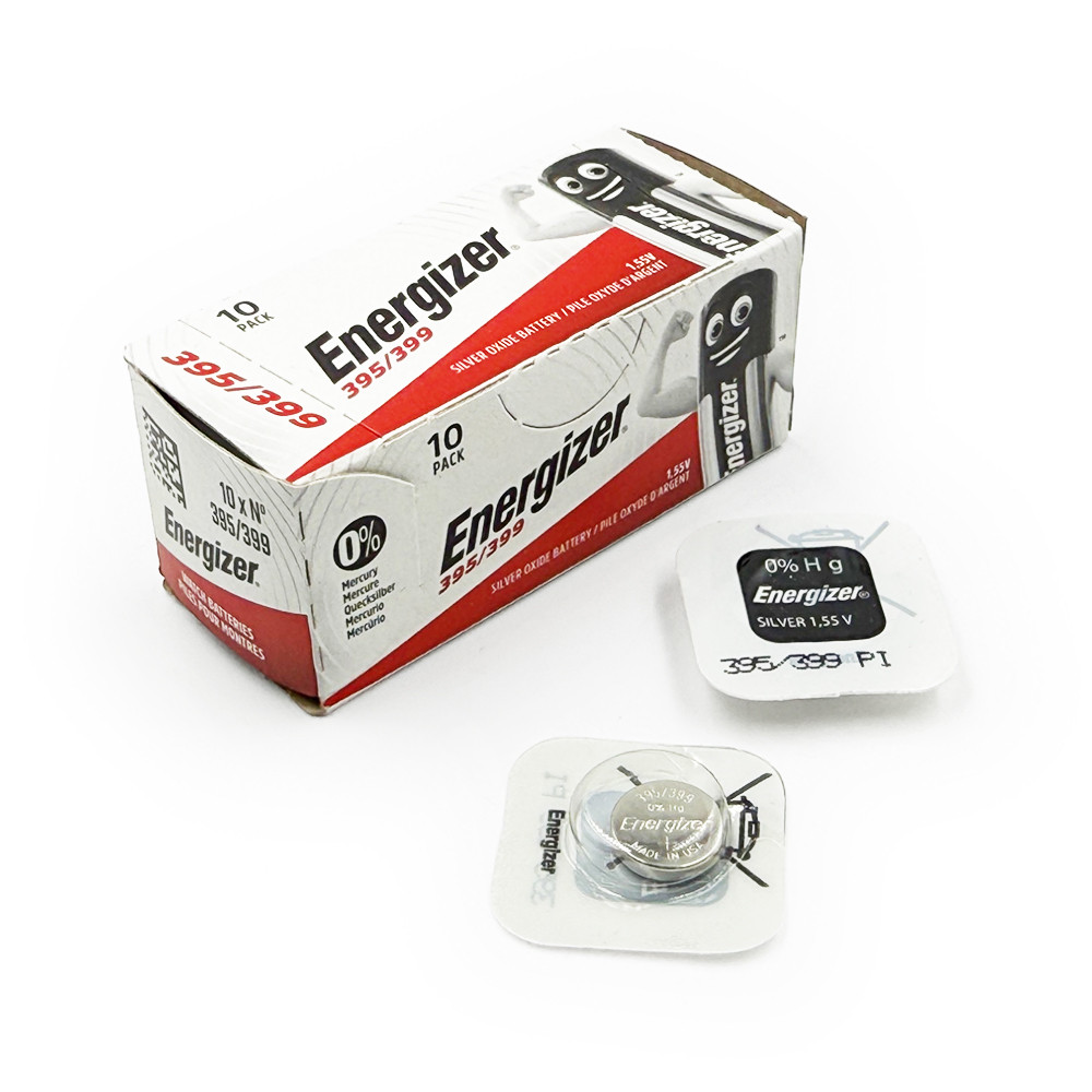 Годинникова батарейка 395 (399) / SR927SW (W) / AG7 Energizer Silver Oxide (1.55v) 1шт., фото 1