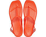 Crocs Women's Miami Thong Sandal Flat сандалії жіночі крокс майки оранжеві W7/37-38/24см., фото 3