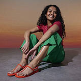 Crocs Women's Miami Thong Sandal Flat сандалії жіночі крокс майки оранжеві W7/37-38/24см., фото 4