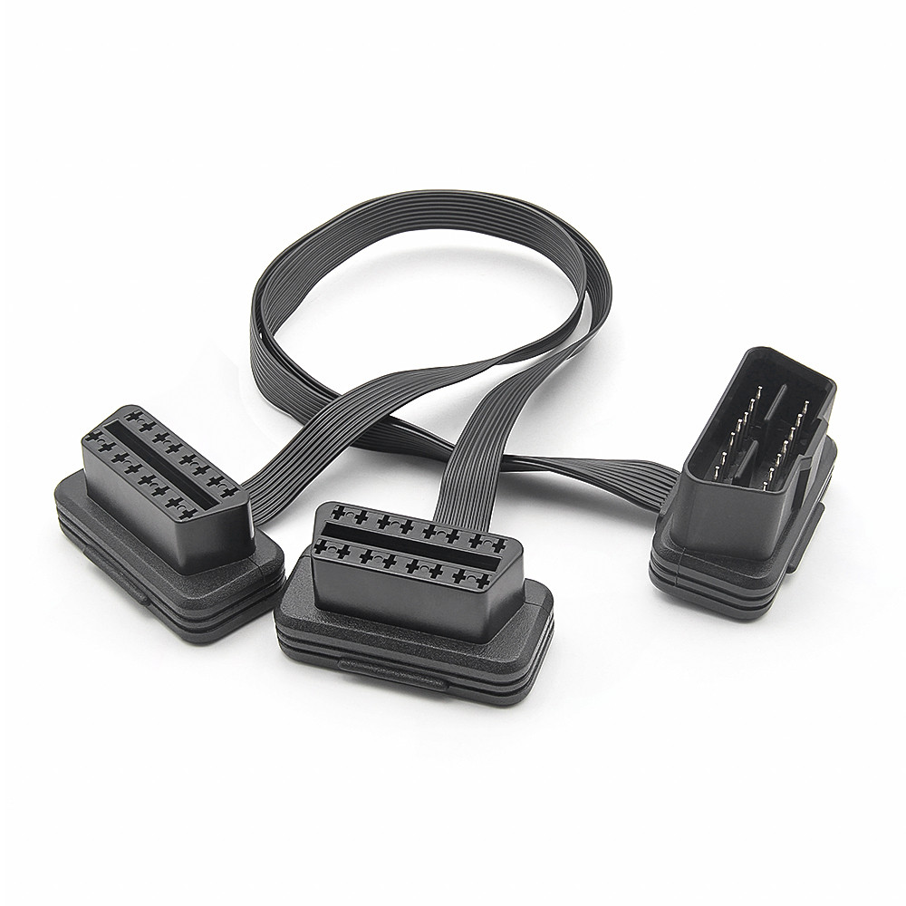 Діагностичний подовжувач розгалужувач OBD2 + 2 роз'єми 16 pin