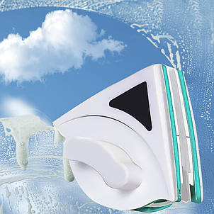 Магнітна щітка для миття вікон Double Faced Glass Wiper 20-30 мм, Бірюзовий (205), фото 1