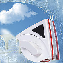 Магнітна щітка для миття вікон Double Faced Glass Wiper 20-30 мм, Червоний (205)