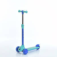Дитячий самокат JR3-139-BL з підсвіткою, синій