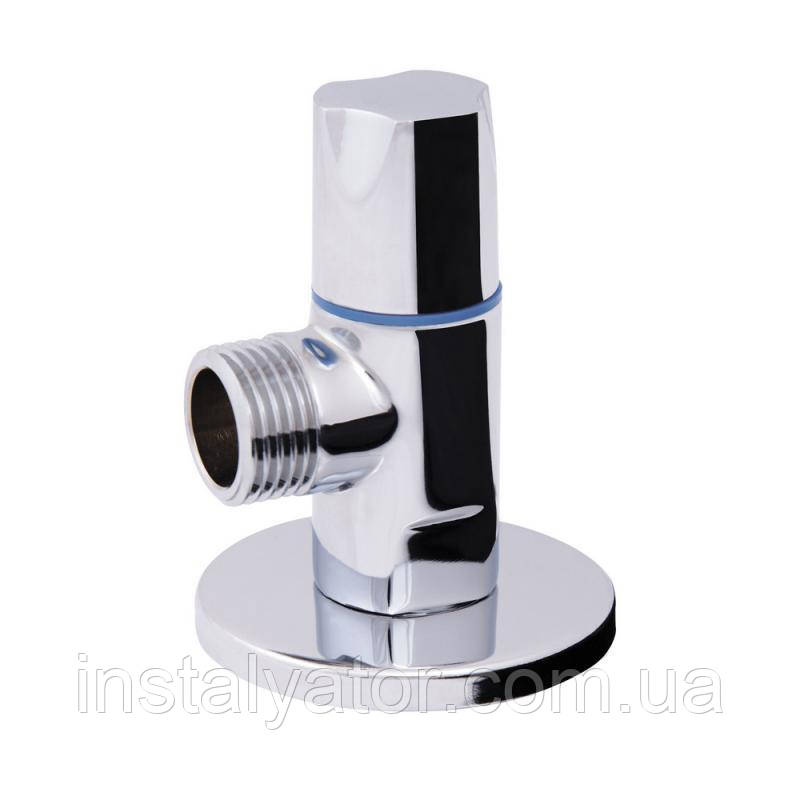 Кран кутовий Thermo Alliance Standart (ручка кругла) з керам.буксою 1/2"З х 1/2"З SF342W1515