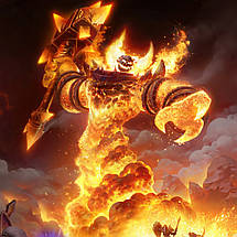 Плакат "Варкрафт, Рагнарос, WoW, WarCraft, Ragnaros", 60×107см, фото 2