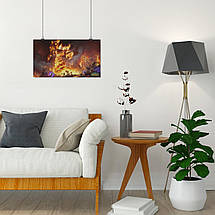 Плакат "Варкрафт, Рагнарос, WoW, WarCraft, Ragnaros", 60×107см, фото 4