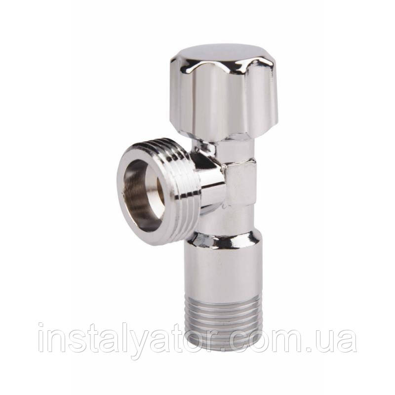 Кран кутовий Thermo Alliance Standart (ручка шестигранник) з вент.буксою 1/2"З х 3/4"З SF3441520