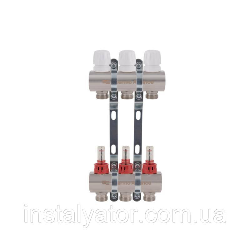Колектор з витратомірами Thermo Alliance Standart 1" 3 виходи SD235W3