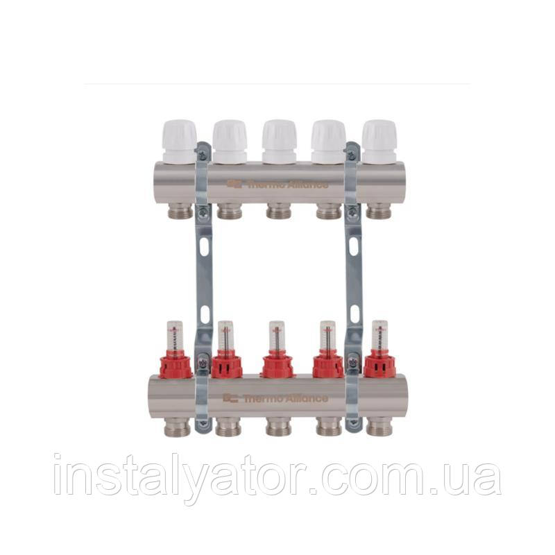Колектор з витратомірами Thermo Alliance Standart 1" 5 виходи SD235W5