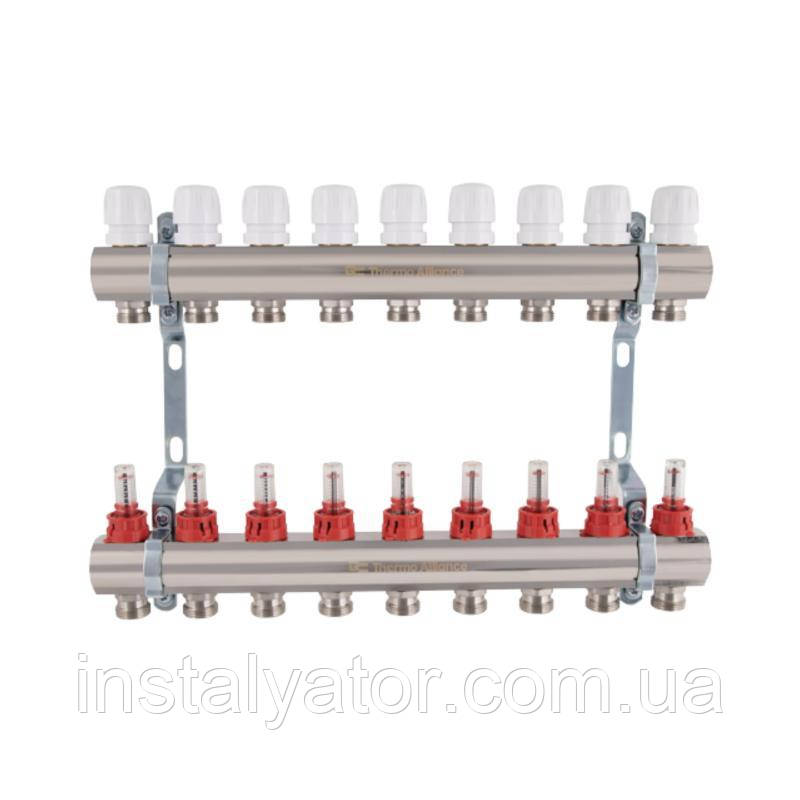 Колектор з витратомірами Thermo Alliance Standart 1" 9 виходів SD235W9