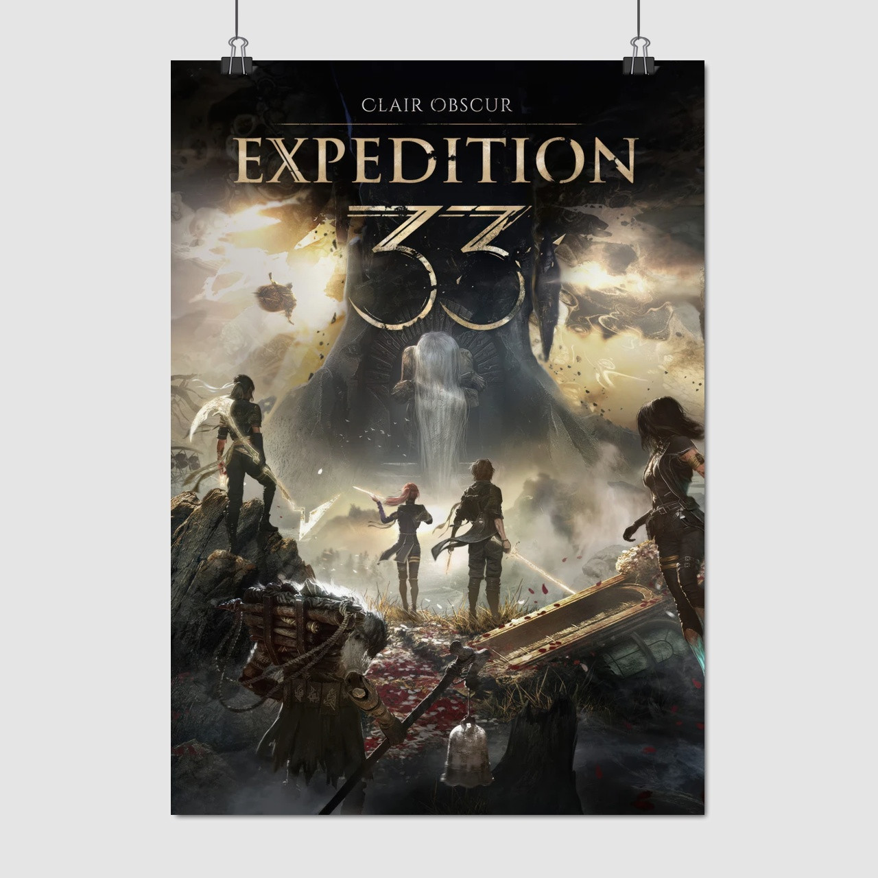 Плакат "Експедиція 33, Clair Obscur: Expedition 33", 60×43см