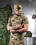 Літній Тактичний Костюм NAUTILUS 4в1 Піксель з футболкою, шортами та кепкою ДЛ6998 ТМ, фото 4