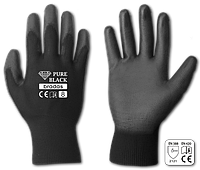 Перчатки Bradas PURE BLACK чорн/чорн. ПУ р.10 / RWPBC10 Bradas