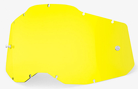 Лінза 100% RACECRAFT 2/ACCURI 2/STRATA 2 Replacement Lens Yellow Anti-Fog