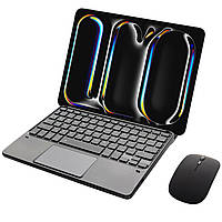 Клавіатура-підставка Smart Keyboard + Мишка для Apple iPad Pro 13 2024 Ukr+Eng Black