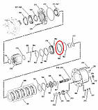 0501.335.455, 121-7638, ZGAQ-05734, 0501.311.588 Кольцо 167х159,60х2 опорне тефлонове ZF, фото 2