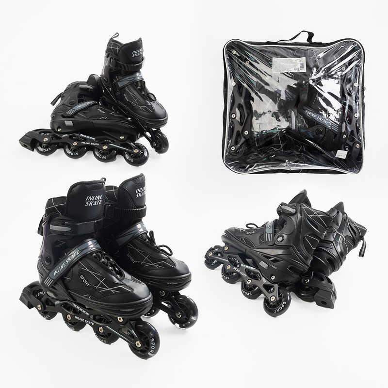 Роликові ковзани Best Roller 92188-L чорні розмір 39-43, фото 1