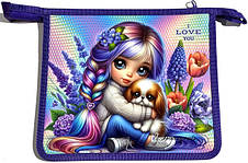 Папка на блискавці А-5+ шкільна 450мкм Bourgeois P0248-0259, фото 3