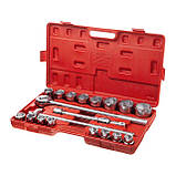 Набір головок та комплектуючих 21ед., 3/4", гол. 6г., 19-50мм INTERTOOL HT-2221, фото 2