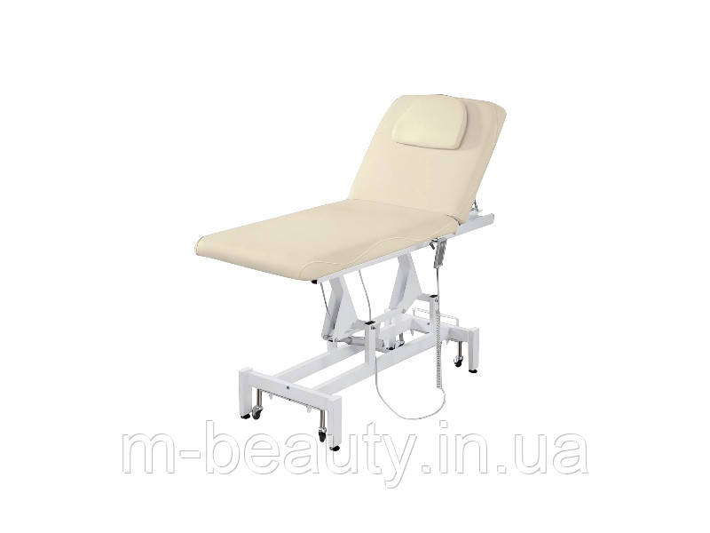 Стаціонарний стіл для масажу БЕЖЕВОГО кольору мод.601стіл кушетка стіл масажний електричний, фото 1
