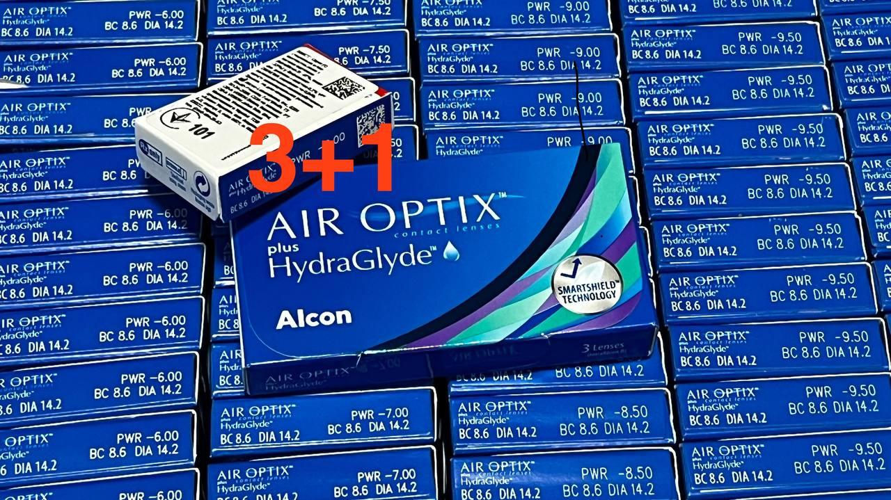 Контактні Лінзи AIR OPTIX plus HydraGlyde.