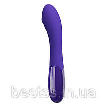 Вібратор для стимуляції точки G з 30 режимами вібрації Pretty Love Elemental-Youth Vibrator Blue, фото 4