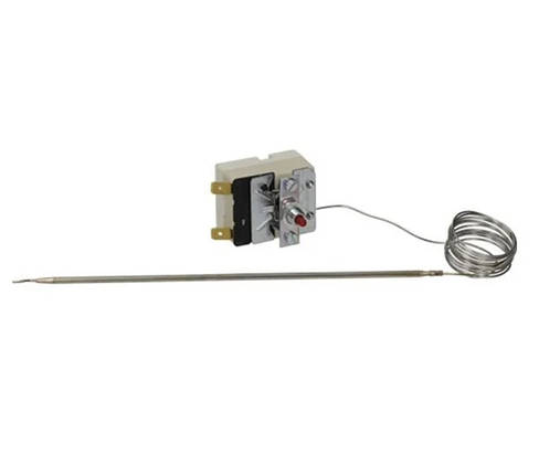 Термостат захисний EGO 55.13563.020 340C 1 полюс 1NC 16 А зонд Ø 3,1mm L = 201 mm, фото 1