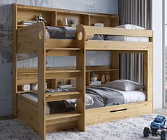 Ліжко двоярусне дитяче Майнкрафт Дуб Артизан LION