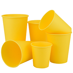 Стакан паперовий Yellow Cup