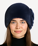 Жіноча норкова шапка "Кулька Дві Ромашки", фото 2