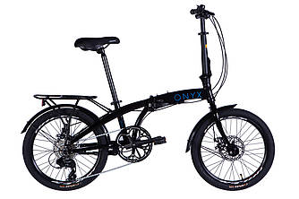 Велосипед AL 20" Dorozhnik ONYX DD CS рама-10,5" чорний 2025