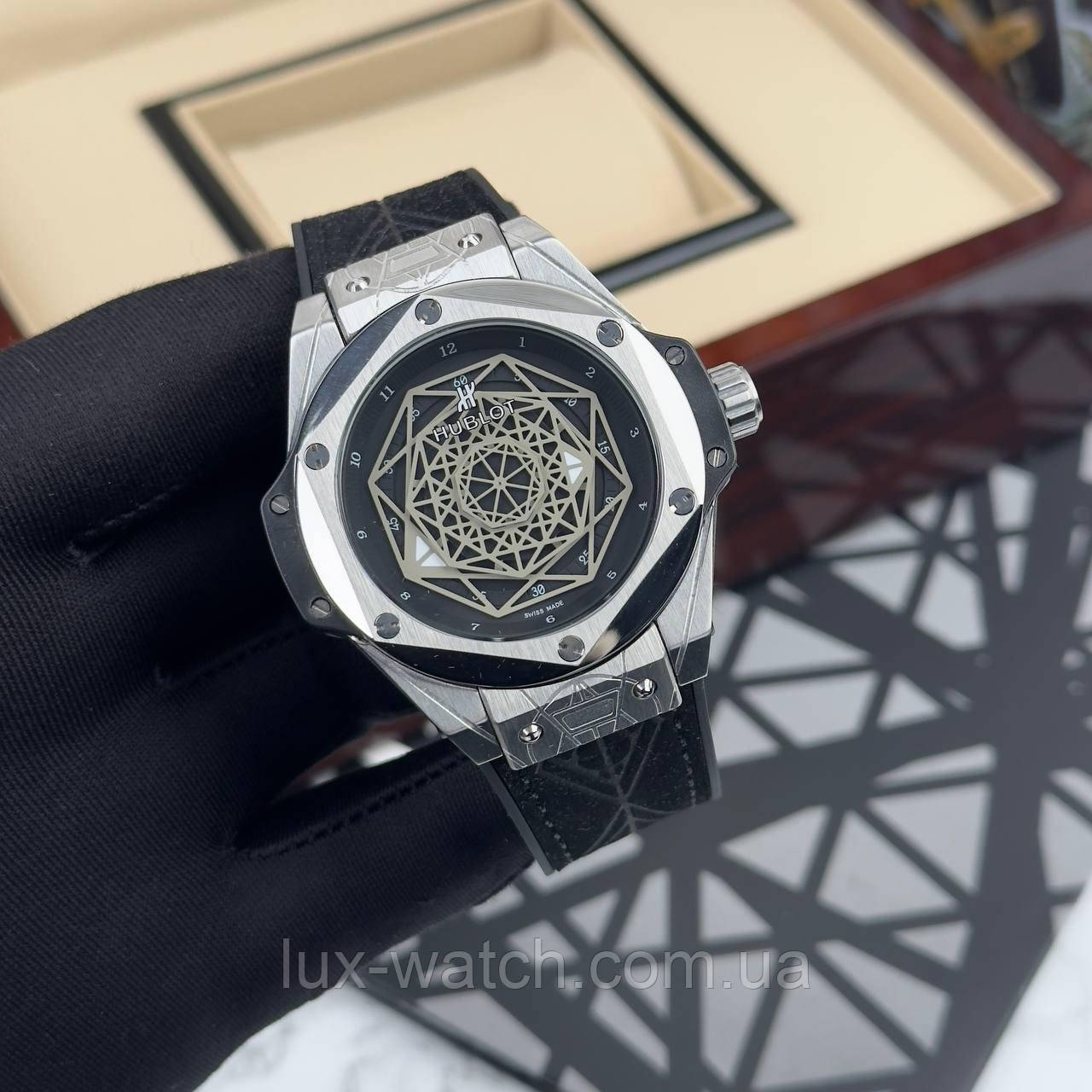 Годинник чоловічий Hublot Big Bang Sang Bleu