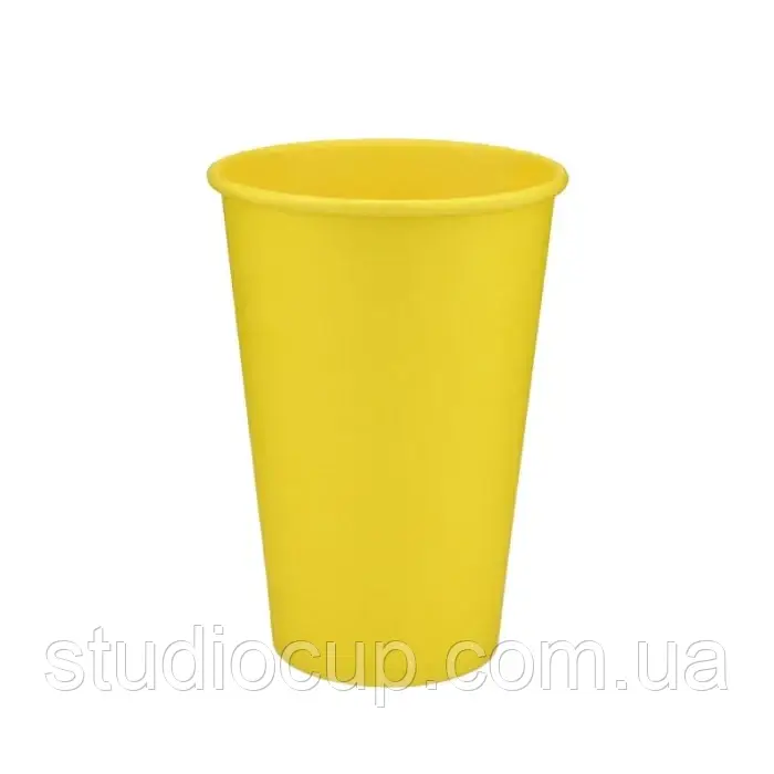 Стакан паперовий Yellow Cup 500 мл (50 шт/уп.) кр ST90