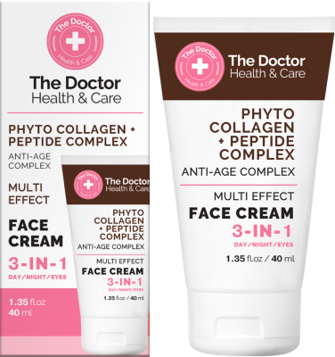Крем для обличчя Phyto Collagen-Peptide complex 3в1 The Doctor Health & Care 40 мл